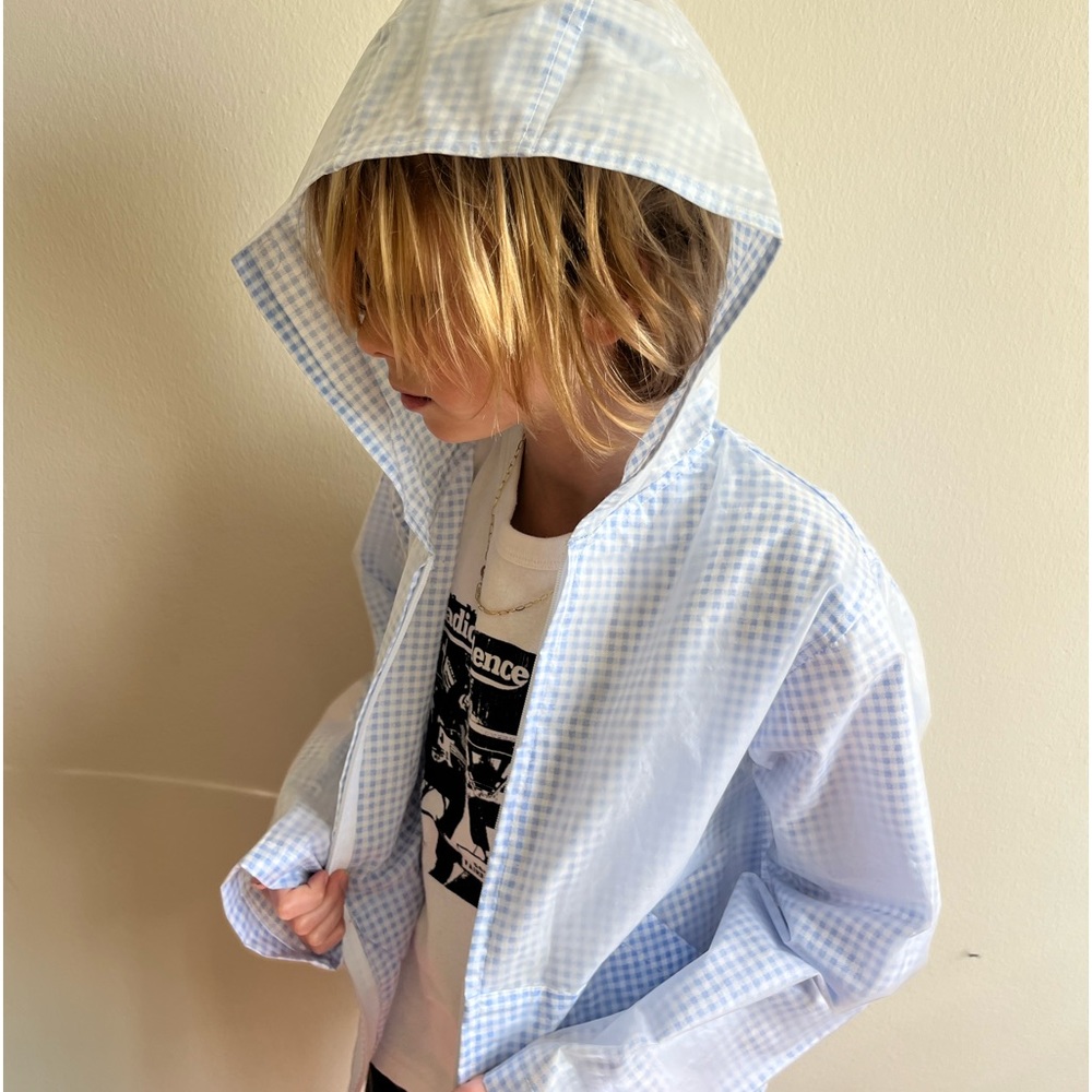 Checkered Raincoat
